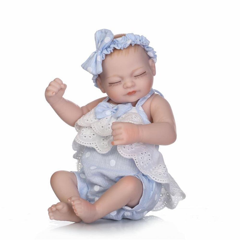 26cm Realistic Reborn Doll Little Baby Dolls Soft Touch Lifelike Toddler Gift
