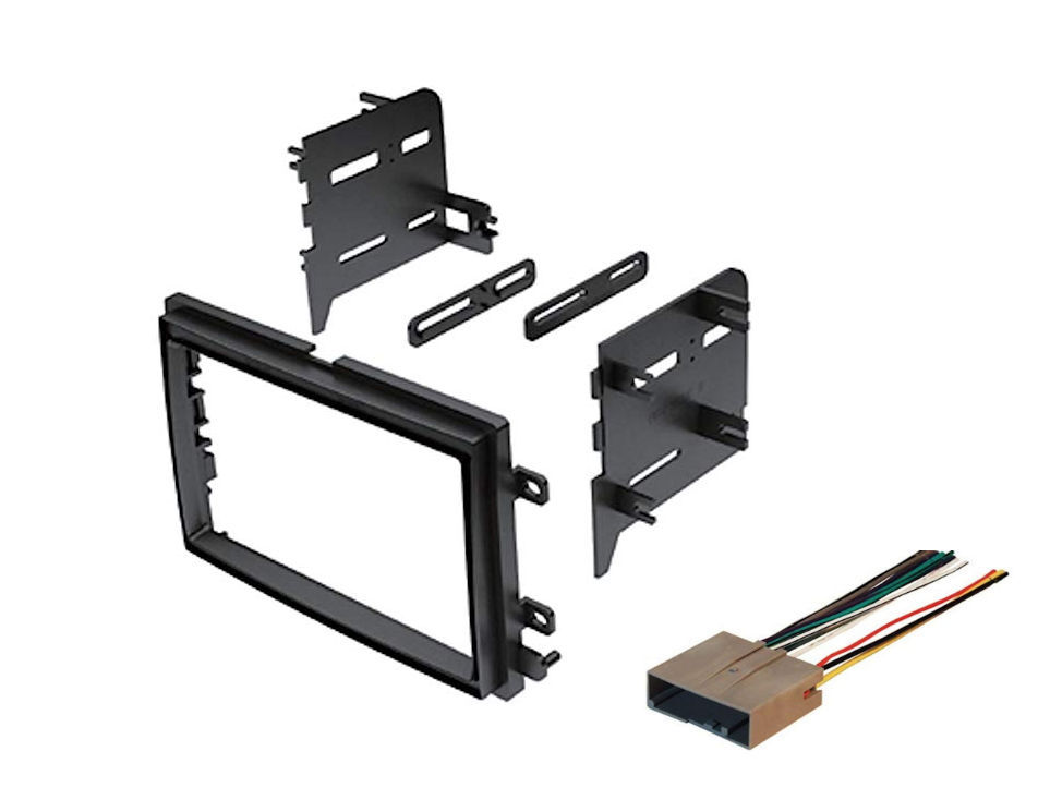 Double Din Dash Kit For Aftermarket Stereo Radio Install wit