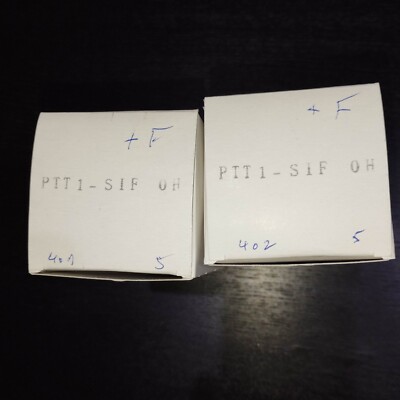 Lot De 2 Tubes électroniques PTT1 NOS - Fiche Biographique Vierge