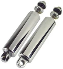 V-Factor 29021 Chrome Narrow Body Shocks for 00-17 Softail