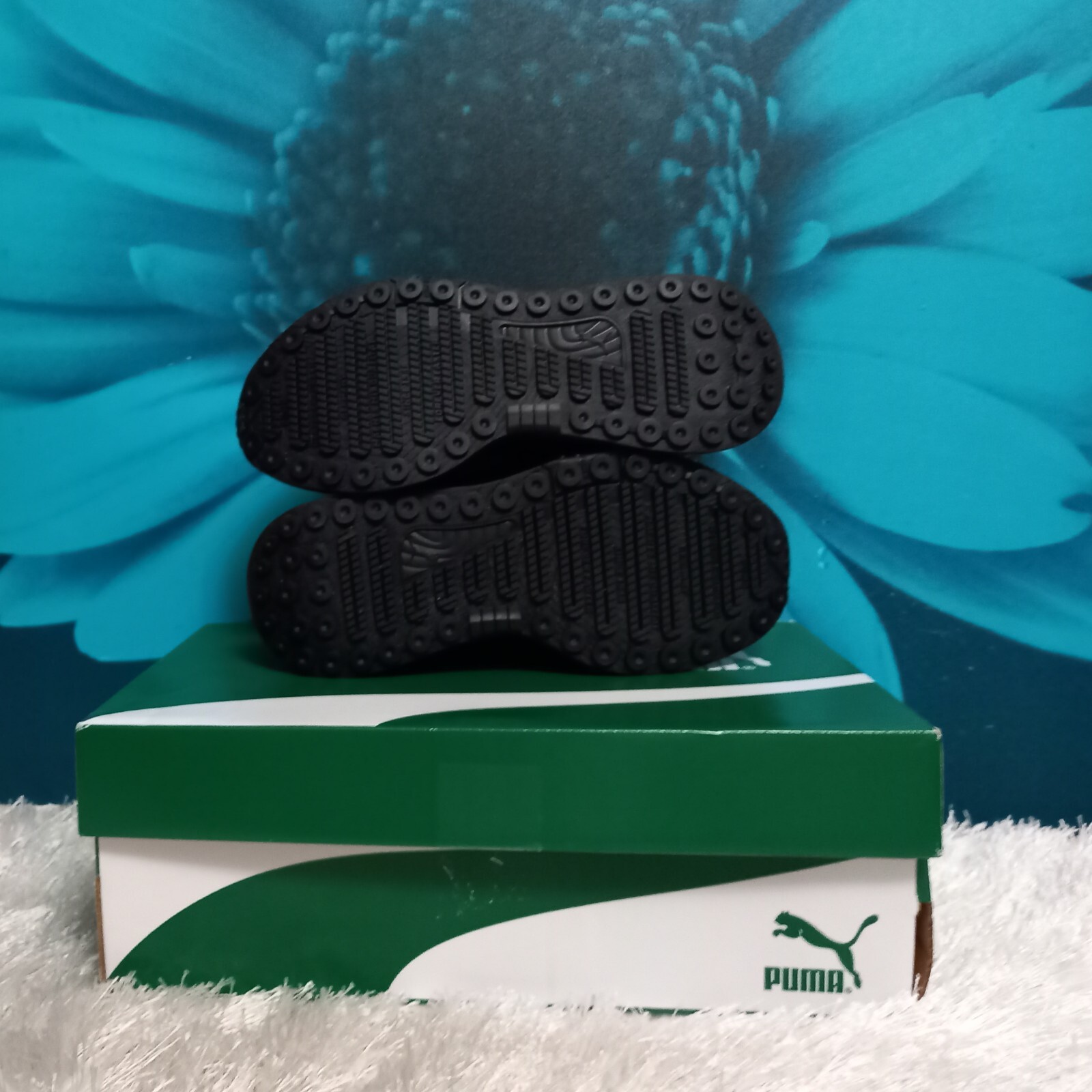 PUMA Wild Rider Trainers in Grip Black/Dark Shadow Grey, Children's size 13 image 5
