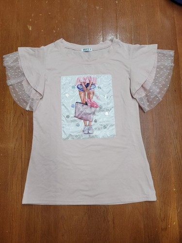 WHY dress Sequin Embellished Pink Ruffled Shirt Dress