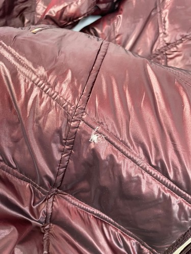 Calvin Klein Women's Packable Premium Down Vinous Puffer Jacket Size L - Picture 7 of 7