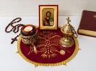 Altar  Christian Cloth Embroidered with double-headed eagle Christian symbol
