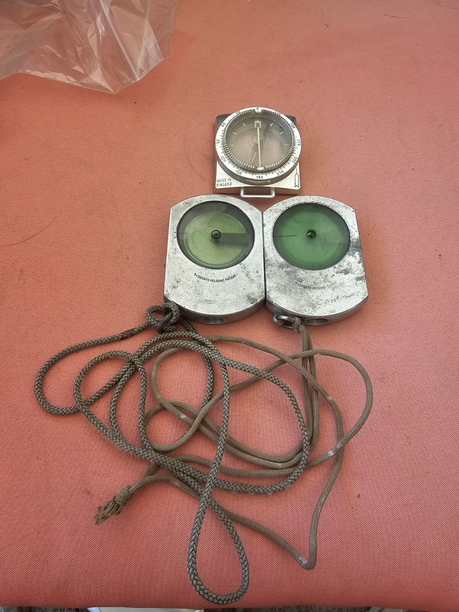 TOKYO　INARI？　SANEI　JAPAN　　HIRONO　CLINOMETER　PAT.PED.NO.67943.67944 Vintage Suunto Helsinki Clinometer In Rough Condition & Suunto