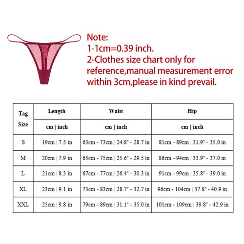 Damen Sexy Erotik Micro G-String Tanga Dessous Unterwäsche Höschen T-back Bikini - Bild 3 von 26