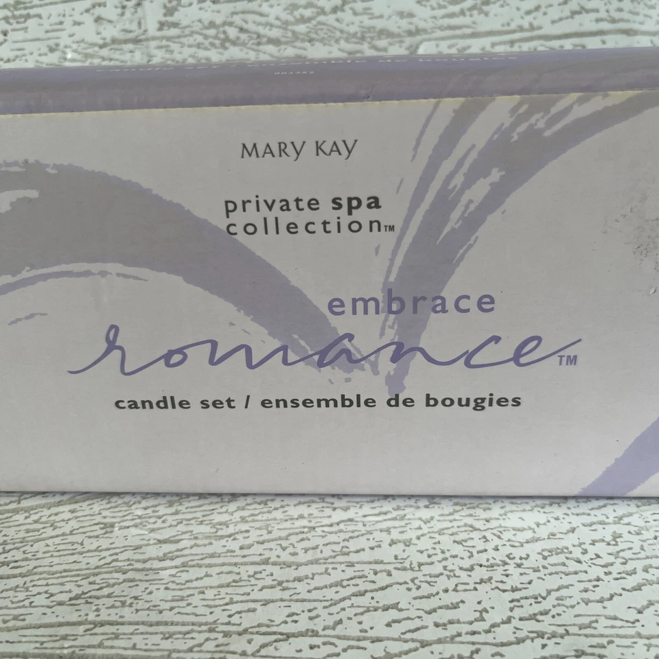 Juego de 3 velas Mary Kay Private Spa Collection Abrace Romance nuevo Foto 2 de 4