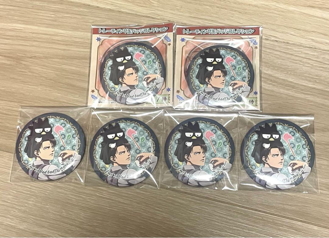 Attack On Titan Levi Sanrio Can Badge
