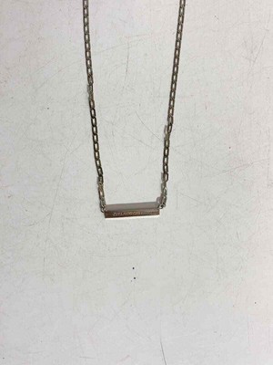 JOHN LAWRENCE SULLIVAN Plate top necklace SLV Top Men | eBay 