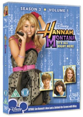 ハンナモンタナ /マイリーサイラス DVD(シーズン1〜3) CD Hannah Montana: Season 3 - Volume 1 DVD (2010) Miley Cyrus