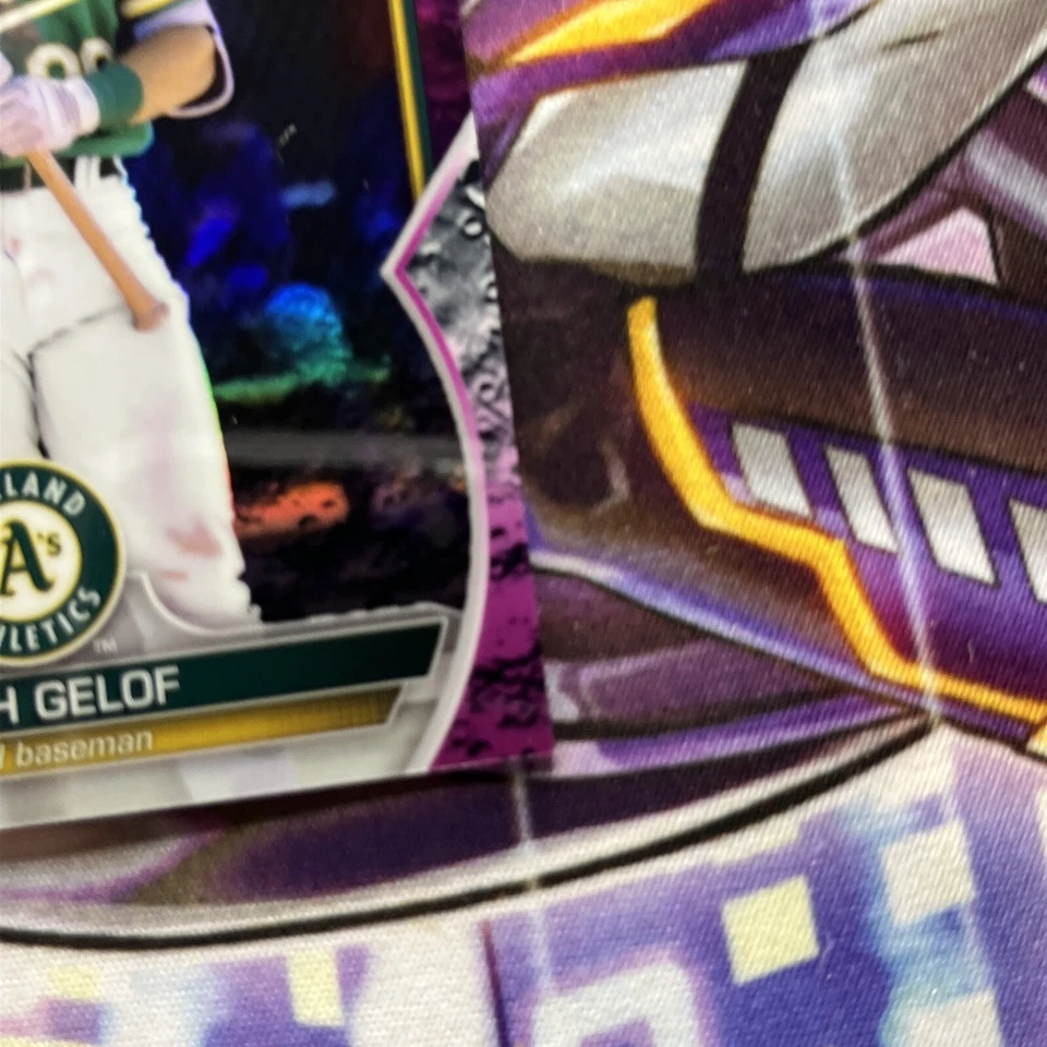 2023 bowman chrome 1st zach gelof /199 Oakland A’s 🔥💎📈 - Image 4 of 4