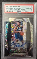 2017-18 Panini Prizm - Donovan Mitchell #117 Fast Break Prizm