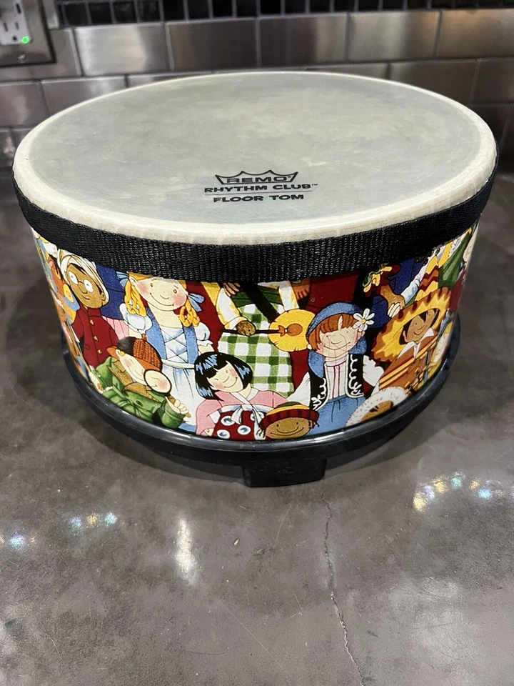 Remo RH-5010-00 Rhythm Club Floor Tom Drum - Rhythm Kids 10" alrededor del mundo Foto 2 de 4