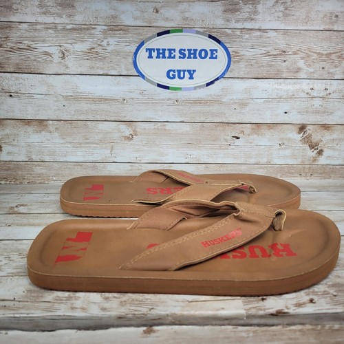 Nebraska Cornhuskers Mens Size 10.5 Color Pop Flip Flop Sandals Slip-on  Brown | eBay