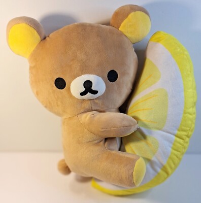 San-X Rilakkuma Mochi Basket Full Of Lemons  Plush 16  New