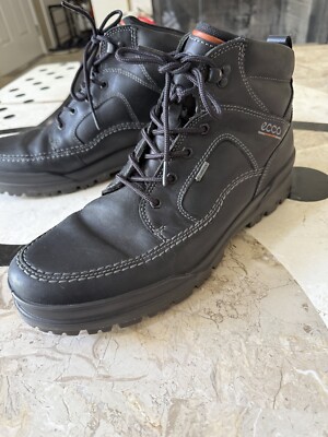 ECCO Made in Portugal TRACK Leather High Top Gore-Tex Hiking Boots Mens Size 13