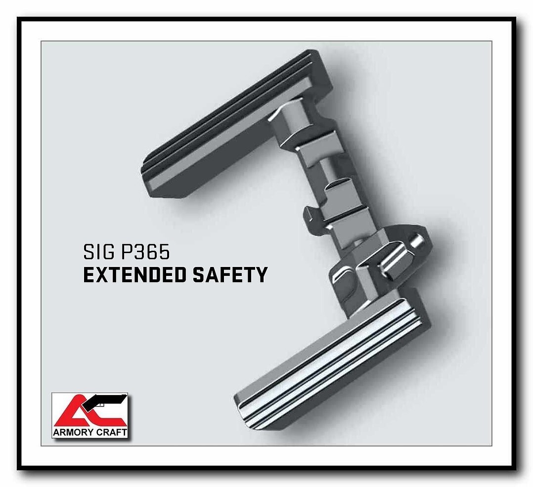 Sig P365 Ambi Extended Manual Safety by Armory Craft - P365XL