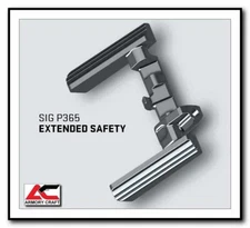 Sig P365 Ambi Extended Manual Safety by Armory Craft - P365XL, XMACRO, FUSE
