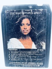 The Best Of Carly Simon 8 Track VTG Elektra Records ET-8109 Mockingbird