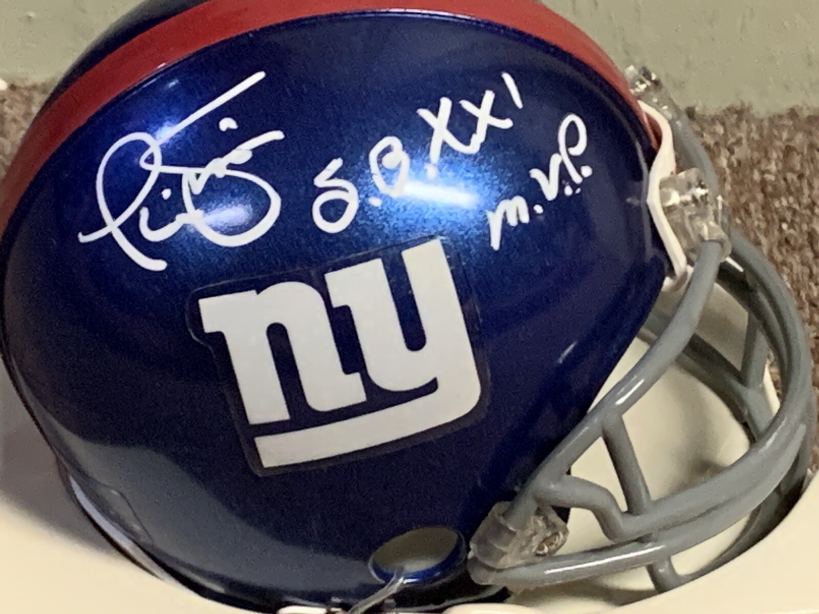 Phil Simms Autographed NY Giants Mini Helmet eBay