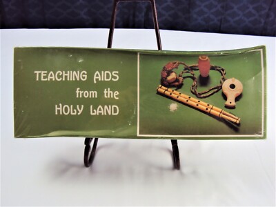 VINTAGE RELIGIOUS CHRISTIANITY TEACHING AID SET FROM THE HOLY LAND NEW IN BOX
