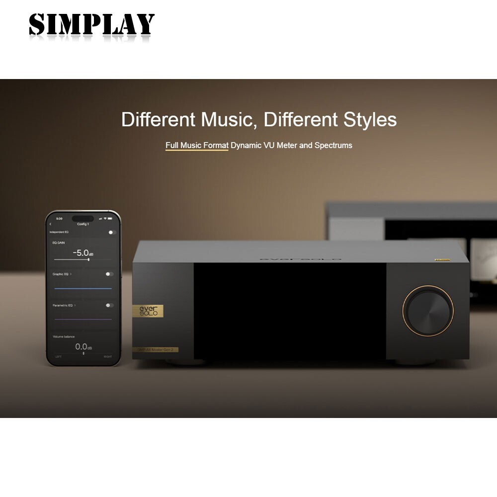 EVERSOLO DMP-A6 Master Edition Gen2 HiFi Audio Player with RGB