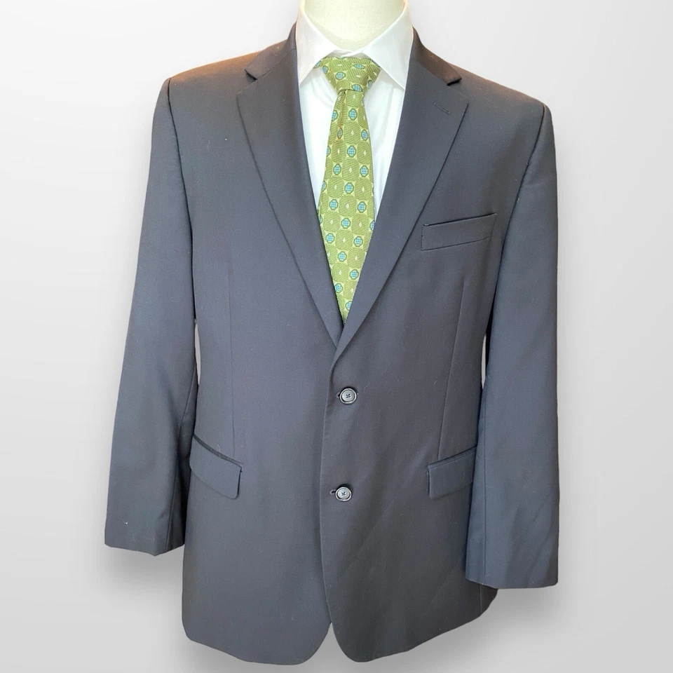 Traje Chaqueta Hombre Colección Signature Donald Trump 42L Azul Lana Blazer Foto 4 de 4