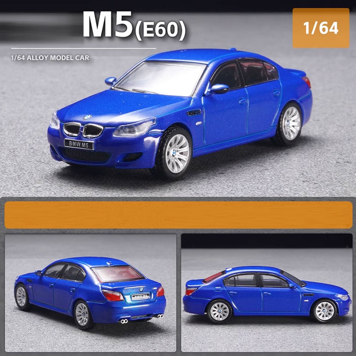 1/64 Scale BMW M5 E60 Alloy Car Model Diecast Metal Toy Collection