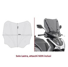 GIVI solo Cupolino Fumè 33 x 45 per Honda 125-150-350 2020 2021 2022