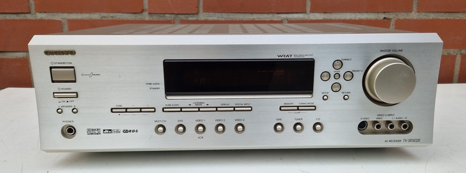 OnkyoTX-SR502E-AVReceiverwithSerialError-Faulty-