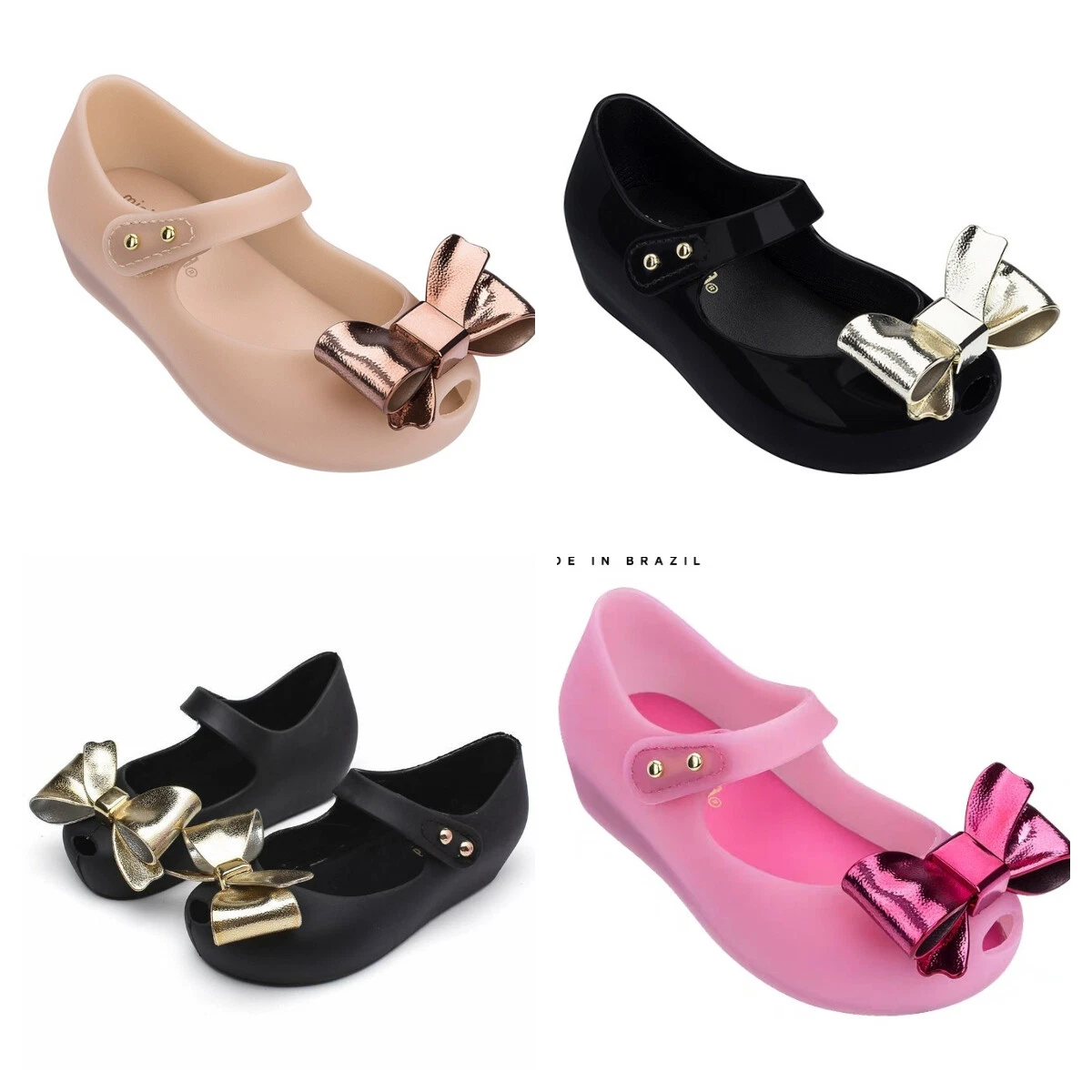 Mini melissa clearance gold bow