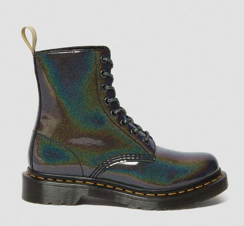 Dr Martens 8 Hole 1460 Pascal Vegan Gunmetal Prysm image 5