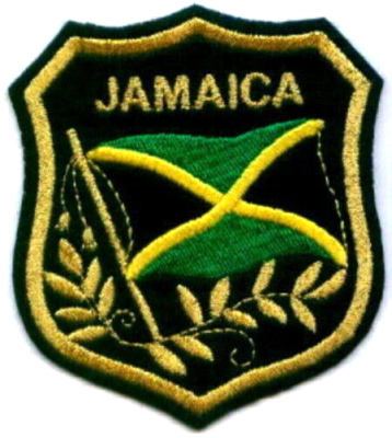 JAMAICA SIDEKICK WORD COUNTRY FLAG IRON-ON PATCH CREST BADGE 1.5 X 4.5 IN - Foto 7