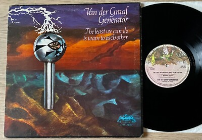 VAN DER GRAAF GENERATOR THE LEAST WE CAN DO LP CHARISMA 1970s VG+ ROCK PROG (RE)
