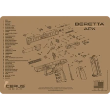 For Beretta APX Armorers Cleaning Bench Mat Cerus Gear PREMIUM Made In USA FDE