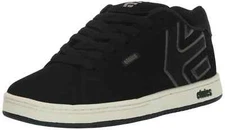Etnies Adult Mens Fader Skate Sneakers - Black/Green Multiple Sizes 4101000203