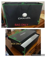 Authentic Chanel empty bag OR box (ITEMS UPDATED 10/9/23) READ FULL DESCRIPTION!