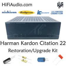 Harman Kardon Citation 22 condensatore restauro ricapitolazione riparazione ricostruzione aggiornamento kit