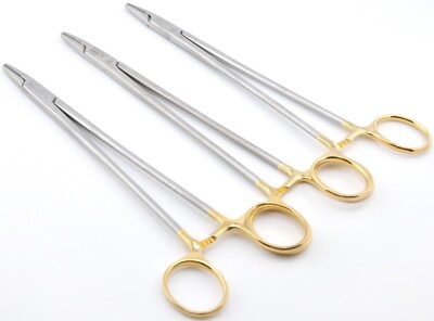 AESCULAP BM067R Durogrip Mayo Hegar SERR TC Tungsten Carb-Bite