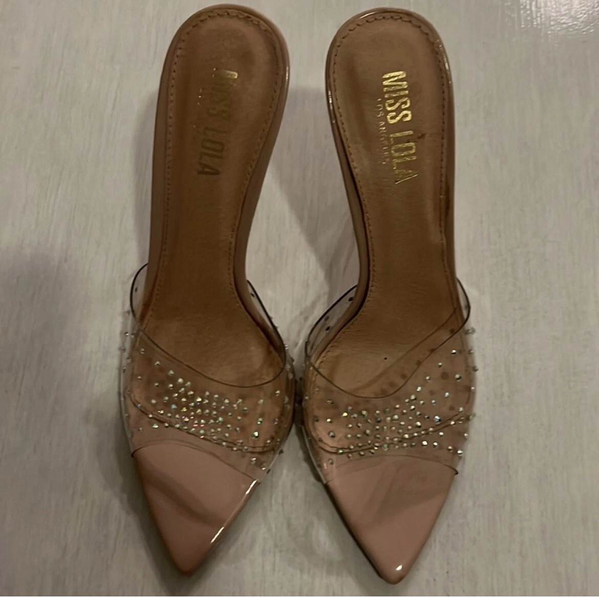 Lola shoetique sales clear heels