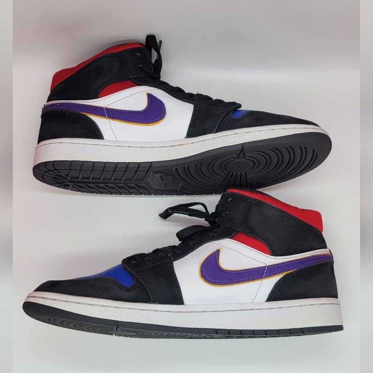 ナイキ NIKE AIR JORDAN 1 MID LAKERS TOP 3 Nike Air Jordan 1 Mid Lakers Top 3 (gs)