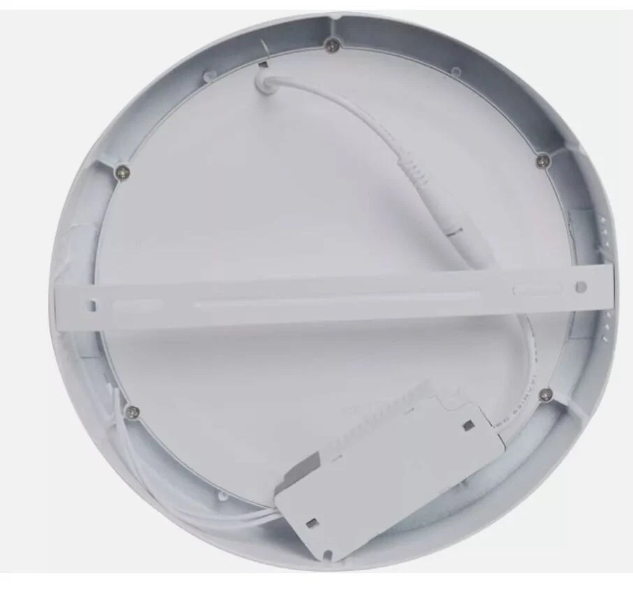 PLAFONIERA TONDA 6W 12W 18W 24W MONTAGGIO ESTERNO CCT TONDA CORNICE BIANCO - Immagine 4 di 4