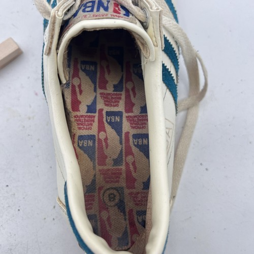 Vintage John Havlicek Superstar Pro Men Size 8 Blue White Basketball Korea Shoes - Picture 14 of 15