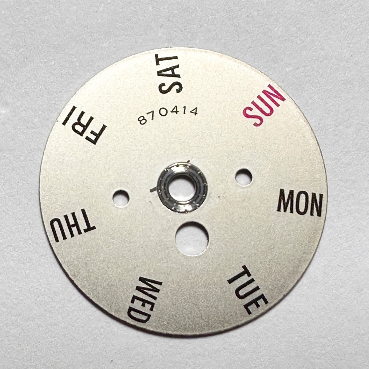 NOS GENUINE SEIKO DAY WHEEL PART NUMBER 870 xxx ALL MODELS SEE