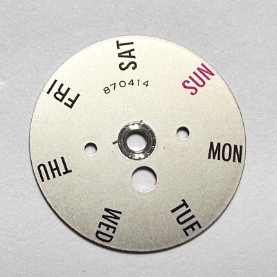 SEIKO SⅡ DF-X7000B DAY FILER Amazon.com: Ewatchparts Seiko Watch Day Wheel Disc Compatible With