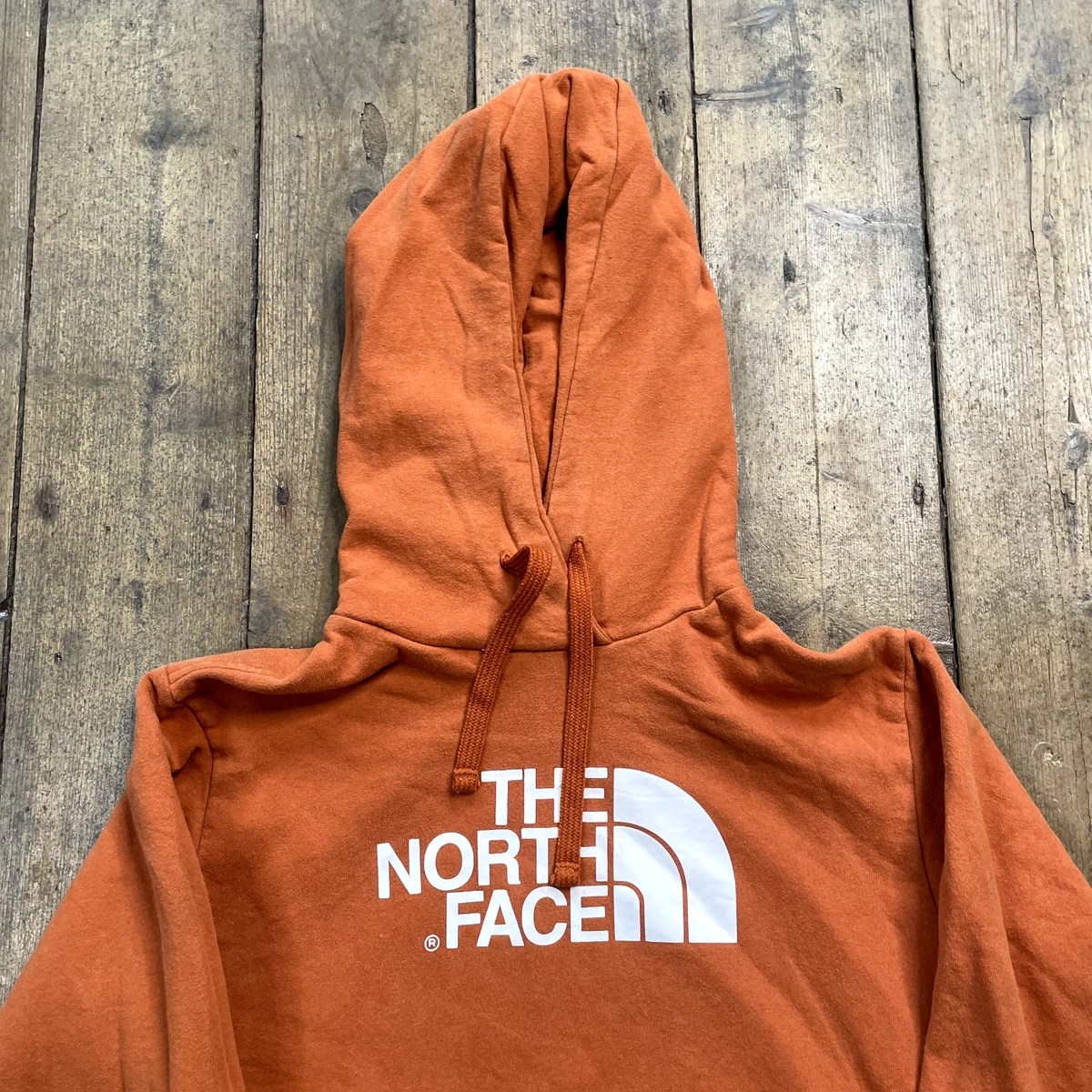 Mens orange hotsell north face hoodie