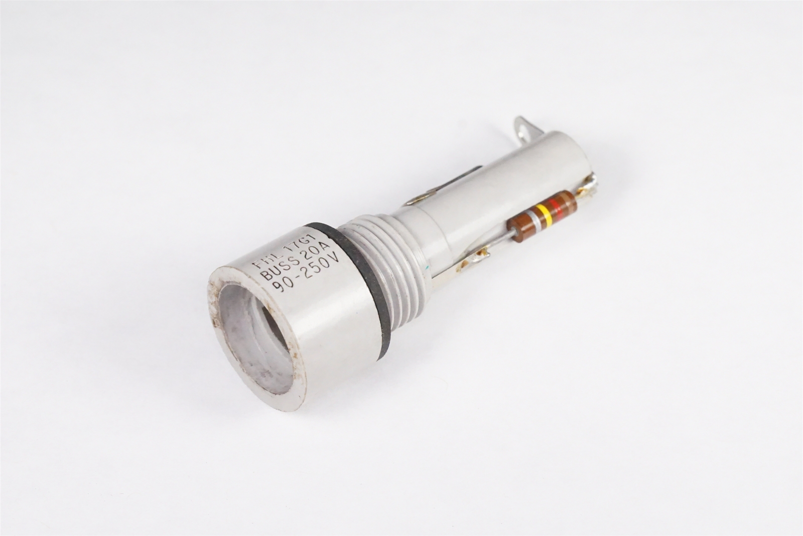 FHL17G1 Bussmann Panel Mount Fuseholder Blown Fuse Indicating 20A 90