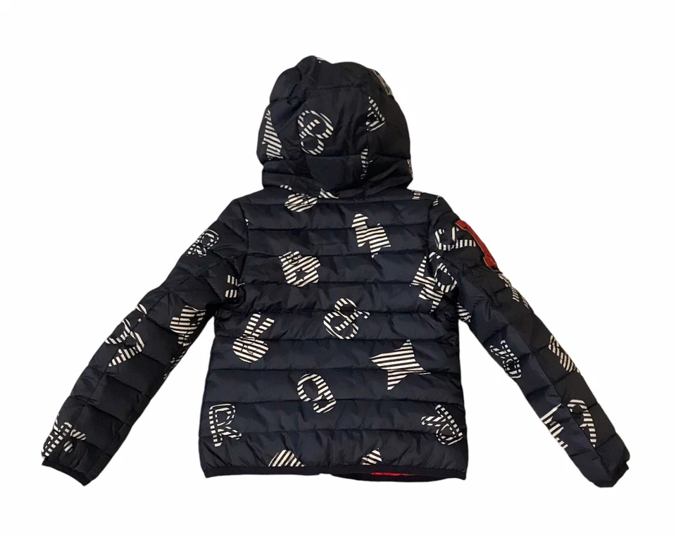 Catimini France Puffer Jacket NWT Navy Blue Monteaux Hooded Patch Kids Sz 6 - Image 3 of 4