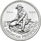 1984 1 oz Engelhard Prospector Silver Round (Eagle Reverse)