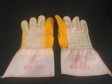 Vintage Collectable Work Wear Brookville Burly Bear Gloves
